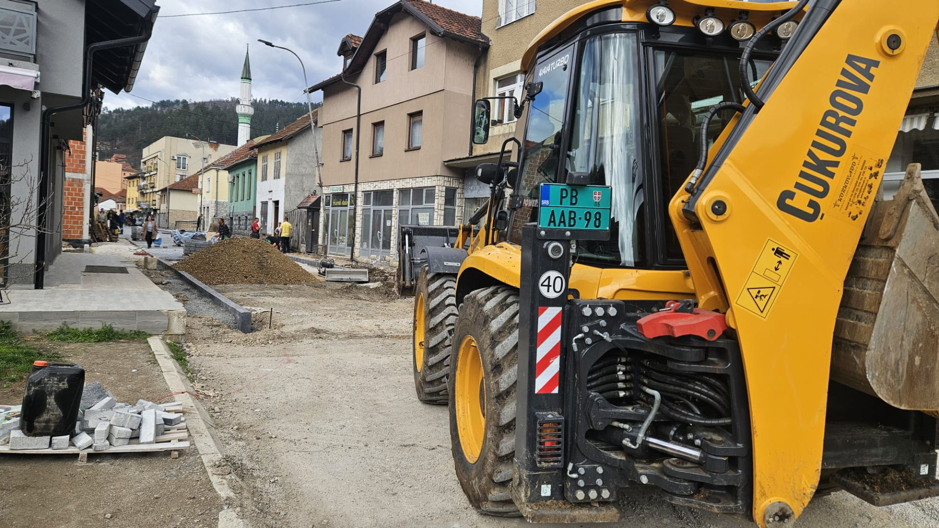 Grade promenadu za ponos u starom delu Priboja: Glavna ulica zasijaće u sasvim novom ruhu, biće postavljenje klupe za odmor i nova rasveta/ Foto: RINA