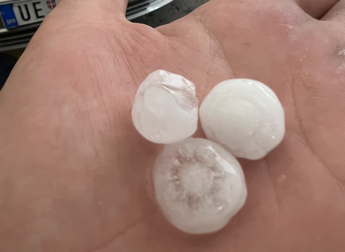 Jako nevreme praćeno kišom i krupnim gradom pogodilo užički kraj / foto: RINA