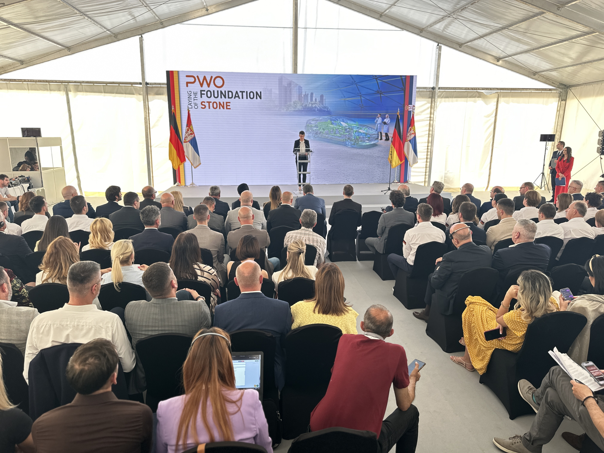 Položen kamen temljac za izgrandju fabrike u Preljini / foto: RINA