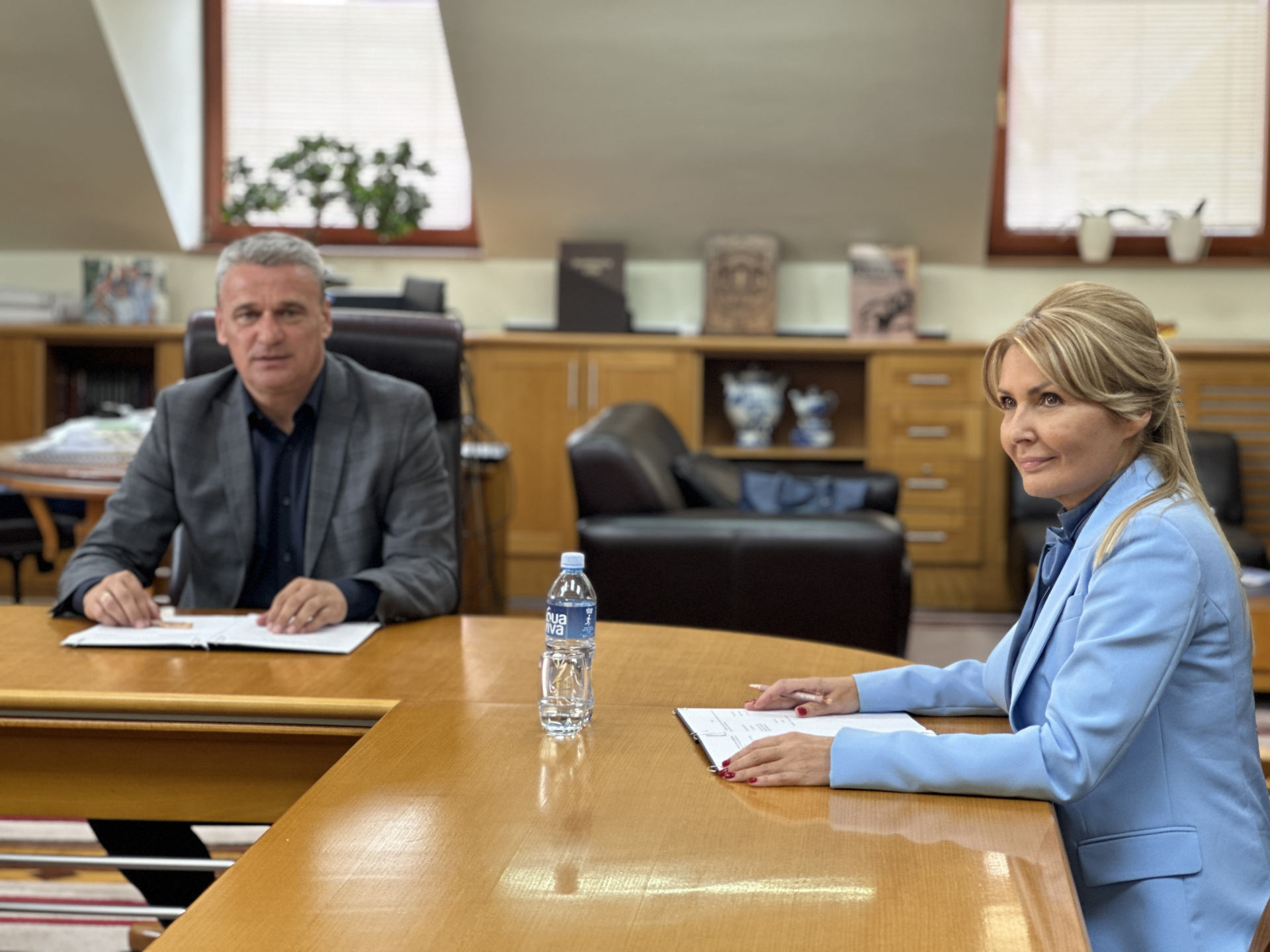 Gradi se trening centar u dvorištu Mašinsko-saobraćajne škole u Čačku / foto: RINA