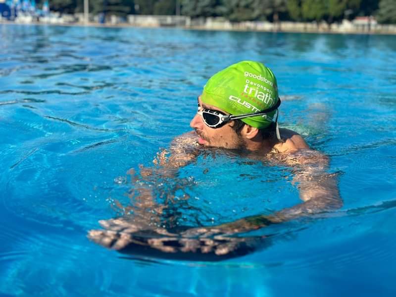 Lazar iz Čačka iako slabovid ruši sve granice u sportu / foto: RINA
