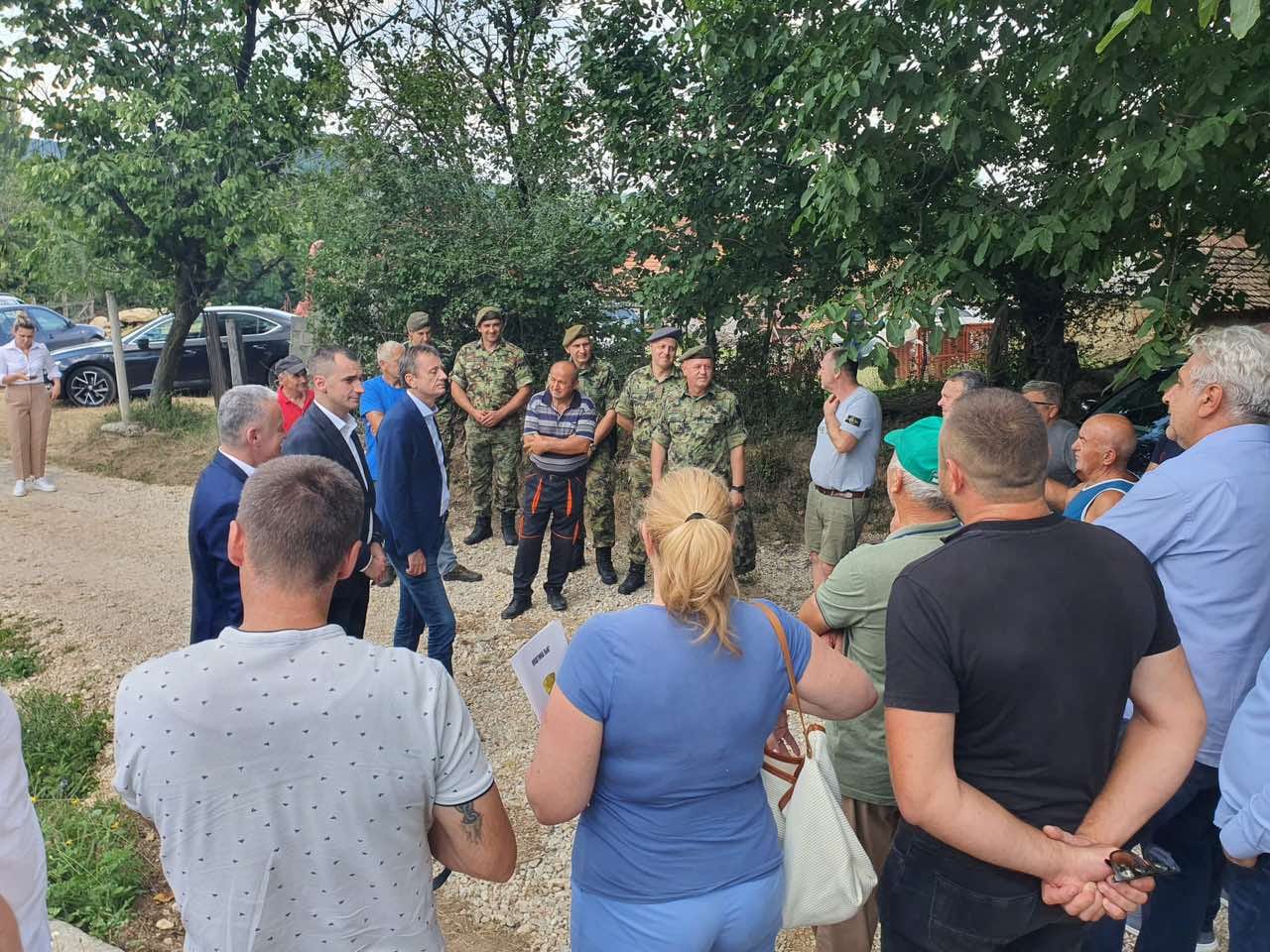 Sanira se šteta nakon nevremena u Ljigu / foto: Ljig info