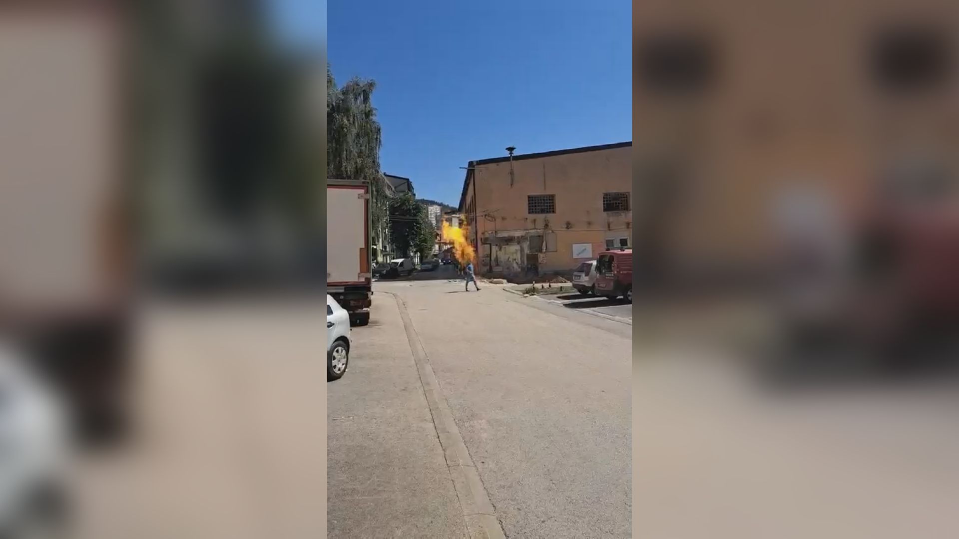 Panika u Užicu, iscureo gas pa nastao požar: Plamen kod nekadašnje Cvete Dabić, na licu mesta sve nadležne službe (FOTO)(VIDEO)