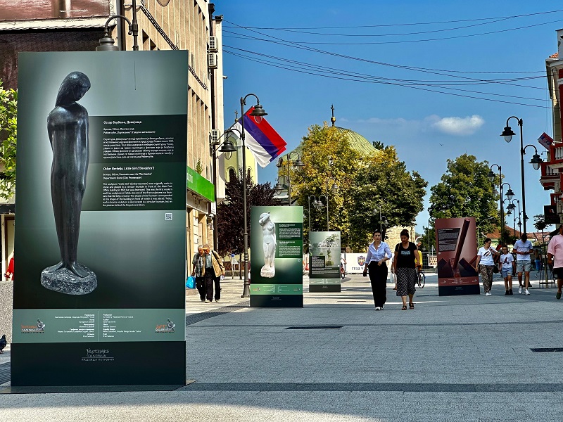Praznik umetnosti u centralnoj gradskoj ulici: Izloženo devet fantastičnih skulptura u javnom prostoru, one su baština Umetničke galerije Nadežda Petrović" (FOTO)