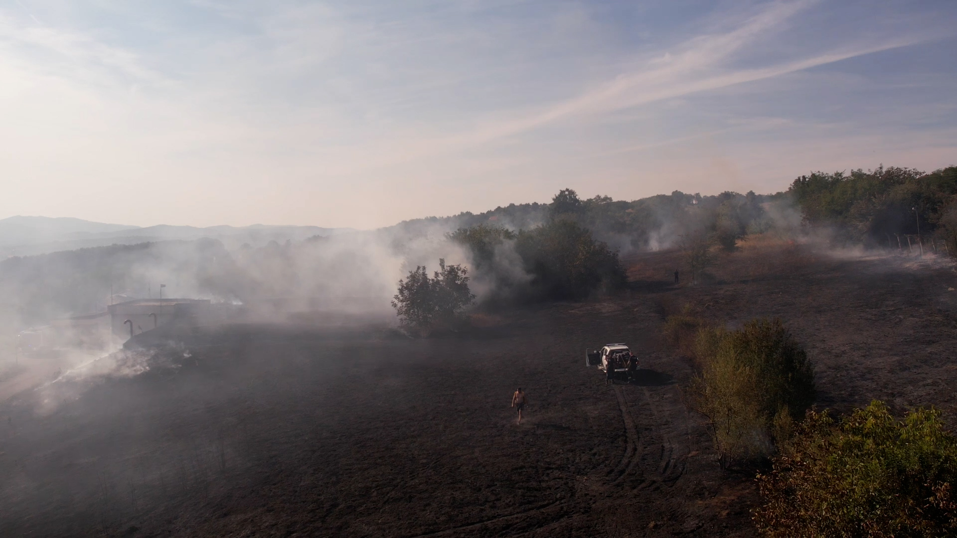 Zapalilo se nisko rastinje u Ljubiću, vatra zahvatila površinu veću od hektara