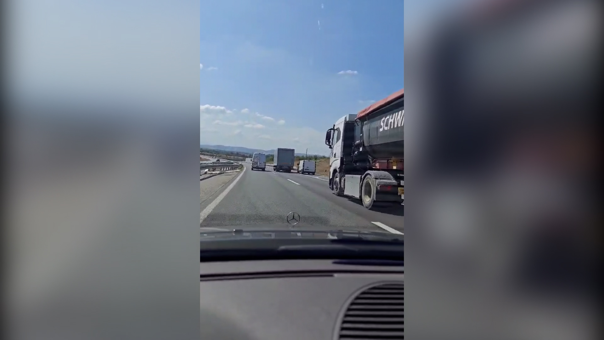 Neverovatno bahata vožnja na auto-putu Miloš Veliki / foto: RINA