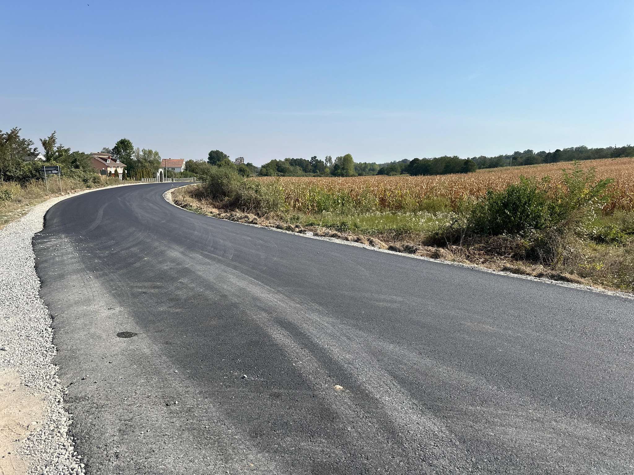 Rekonstrukcija puta Bojić - Tekeriš od velikog značaja za meštane / foto: RINA
