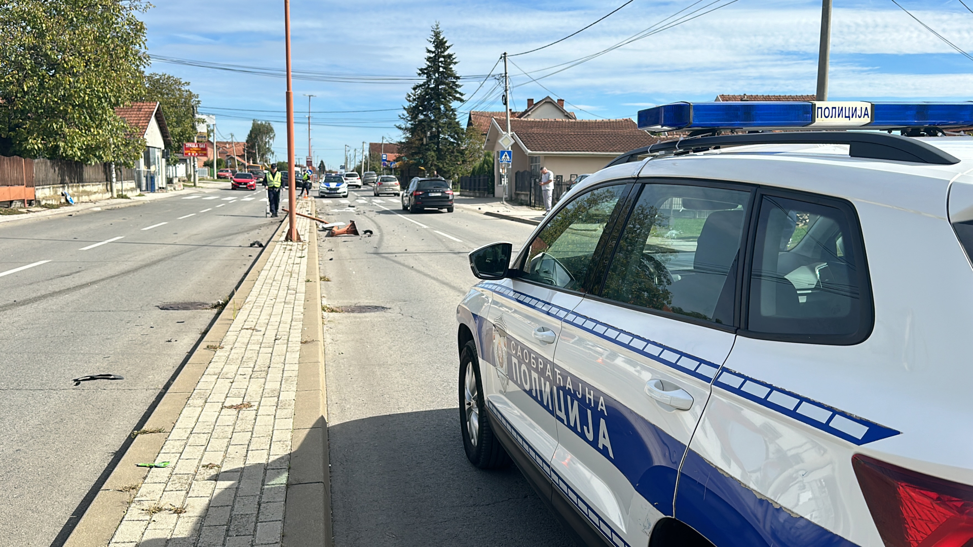Teška nezgoda na čačanskom bulevaru / foto: RINA