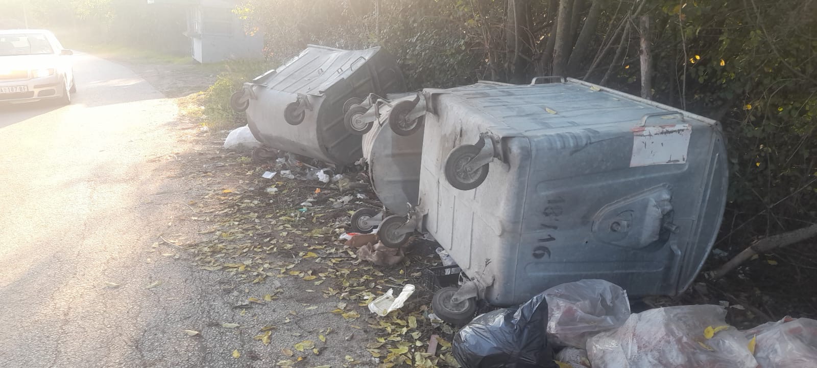 Vandalizam u čačanskom naselju Ljubić / foto: RINA