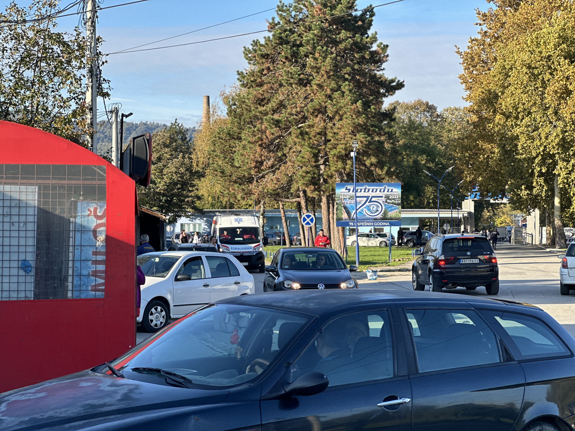 Eksplozija u vojnoj fabrici Sloboda u Čačku / foto: RINA