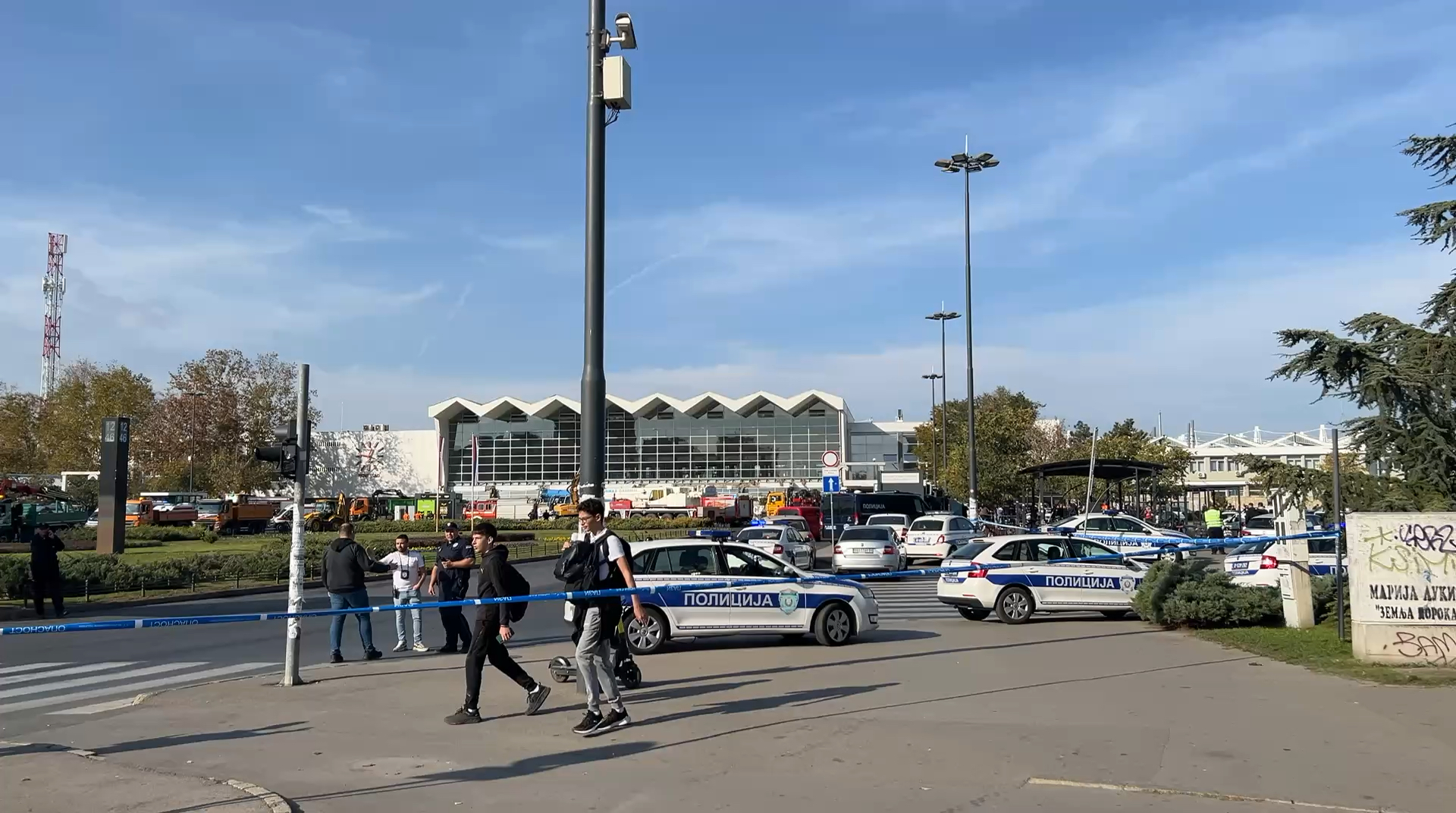 Mesto užasa u Novom Sadu / foto: RINA