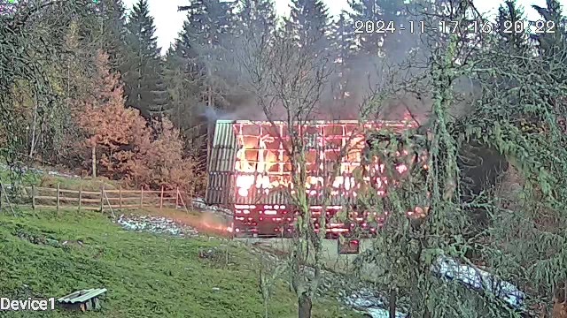 Migranti zapalili štalu u selu Metaljka / foto: Privatna arhiva