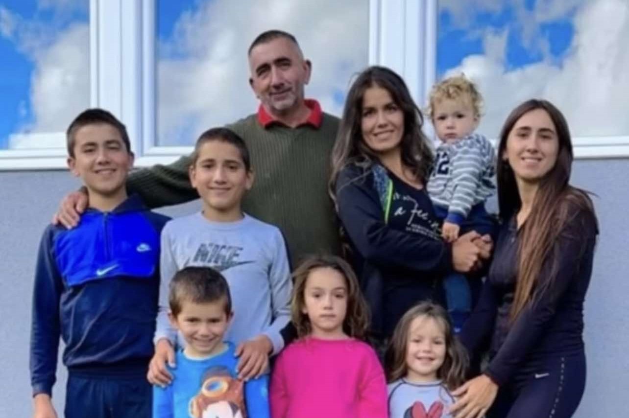Devetočlana porodica Garović uz sela Bašča kod Rožaja / foto: Privatna arhiva