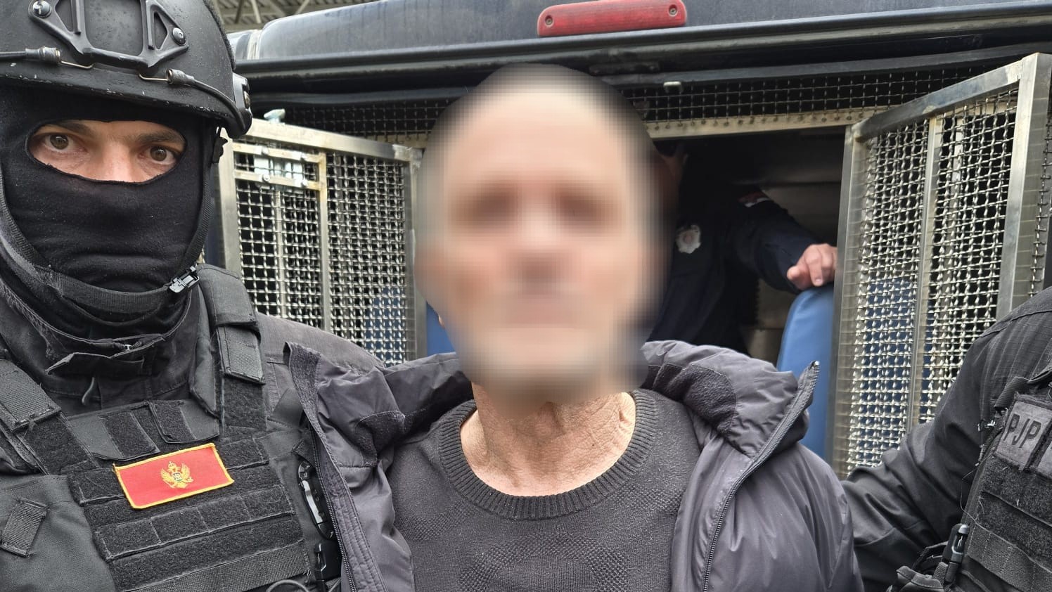 Alija Balijagić izručen Crnoj Gori / foto: UP Crne Gore