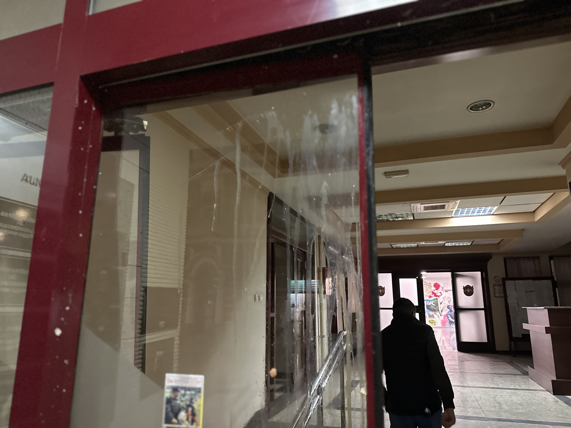 Haos u Čačku nakon protesta na koji su pozvali studenti / foto: RINA
