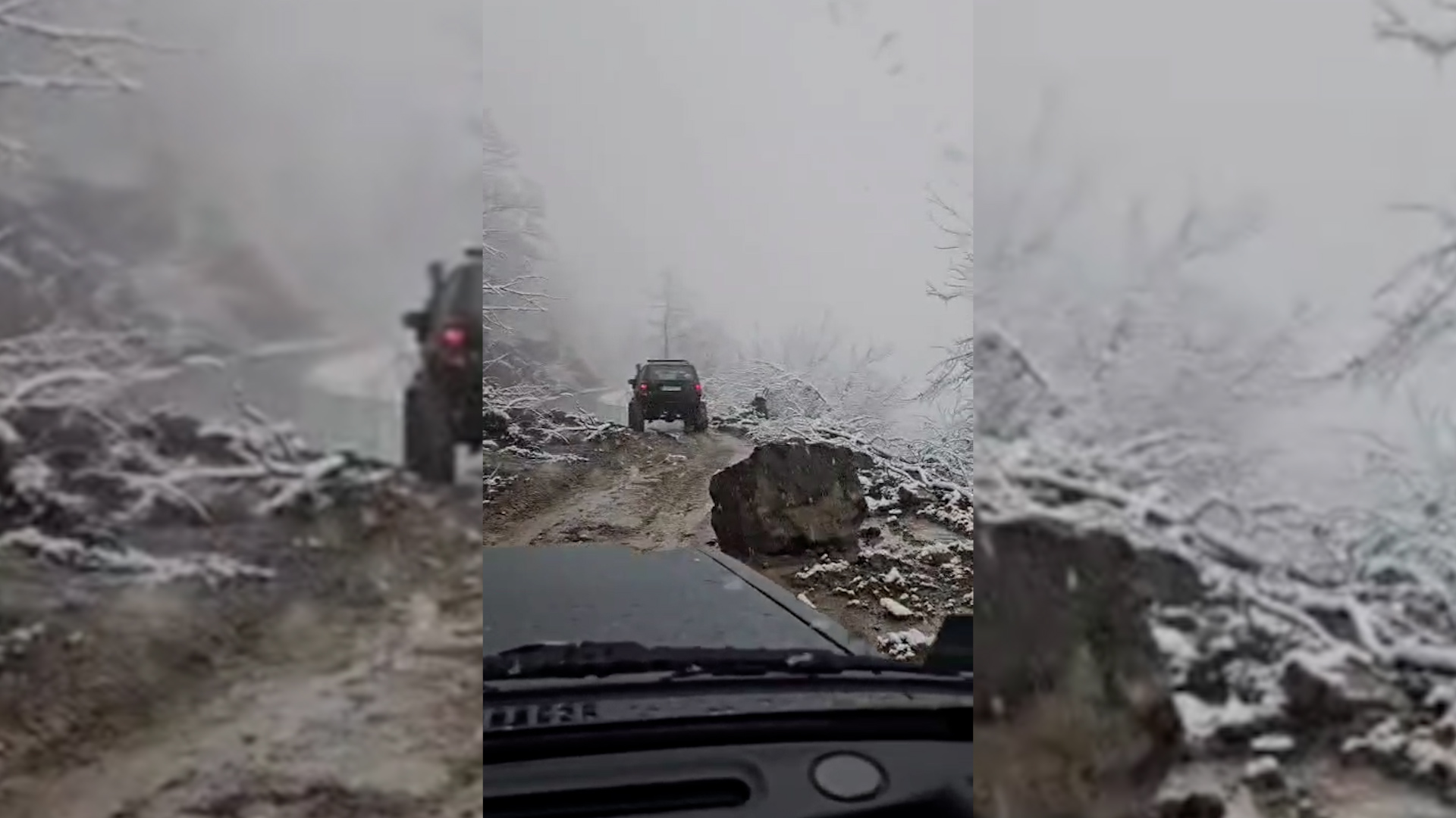 Haos kod Prijepolja, ogromno kamenje se survalo na put: Veliki odron na pravcu Ivanje - Sopotnica, saobraćaj se jedva odvija (FOTO)(VIDEO) 
