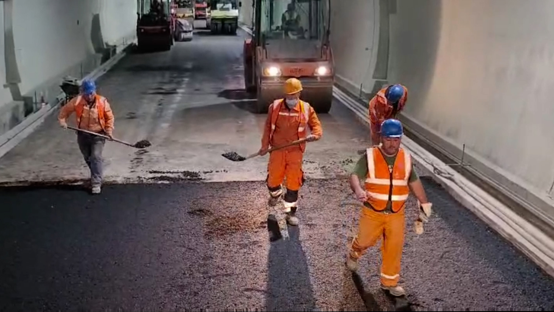 Radovi na autoputu Pakovraće–Požega u punom jeku, sve se testira 24 sata dnevno/ Foto: Screenshot