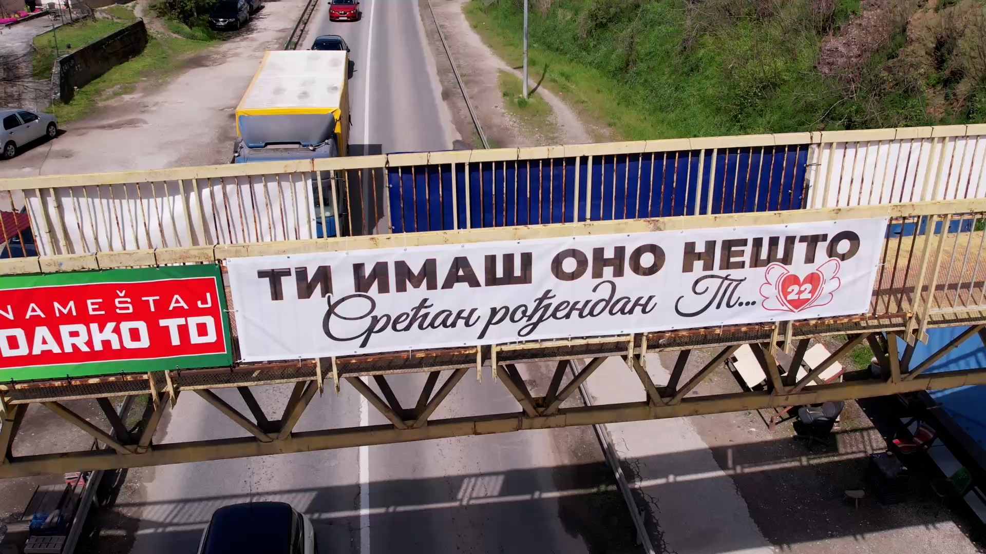 Nesvakidašnja rođendanska čestitka u Preljini / foto: RINA