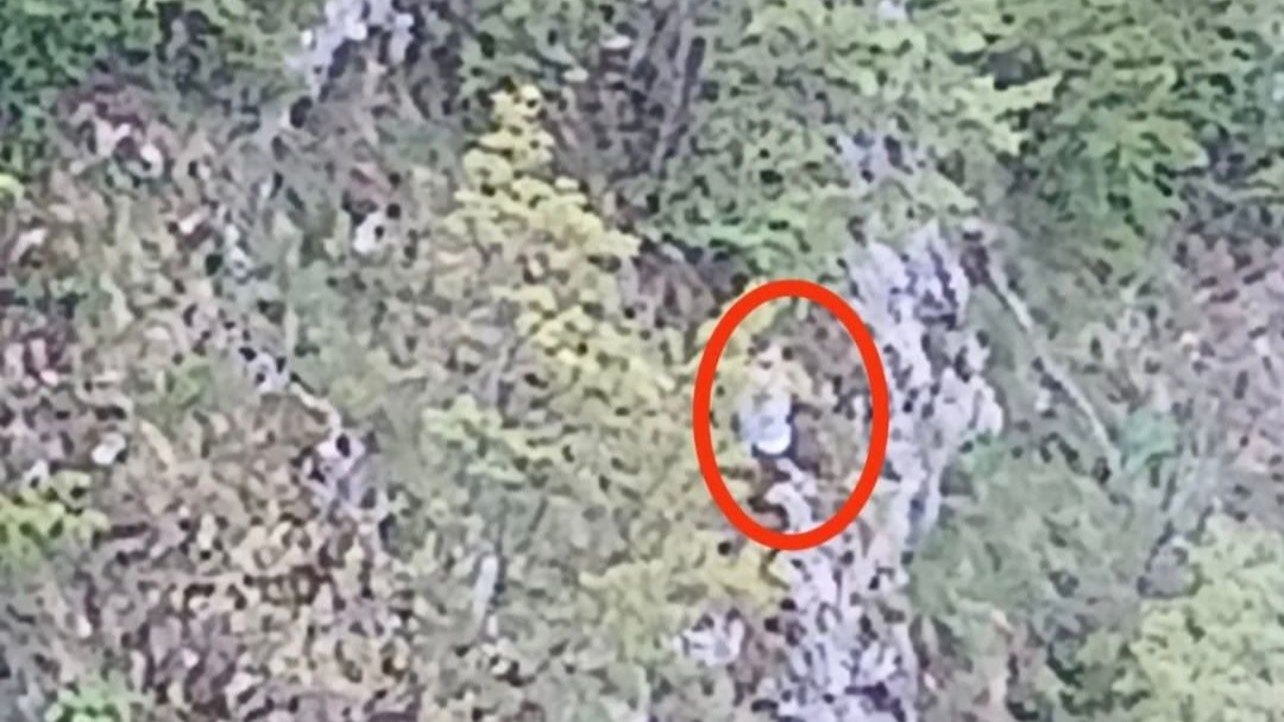 Bogdan satima visio iznad provalije / foto: Služba zaštite i spašavanja Šavnik