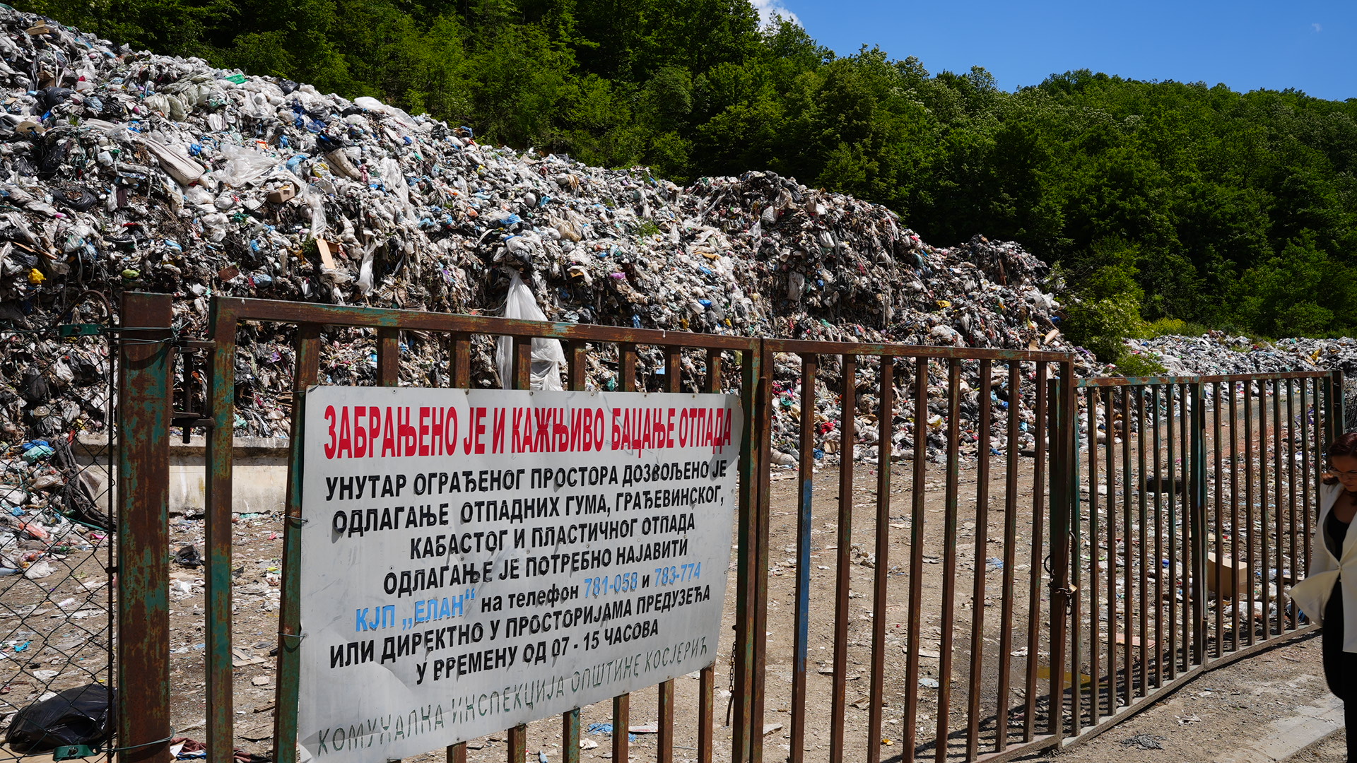 Hitno rešenje sa nesanitarnu deponiju u Kosjeriću / foto: RINA
