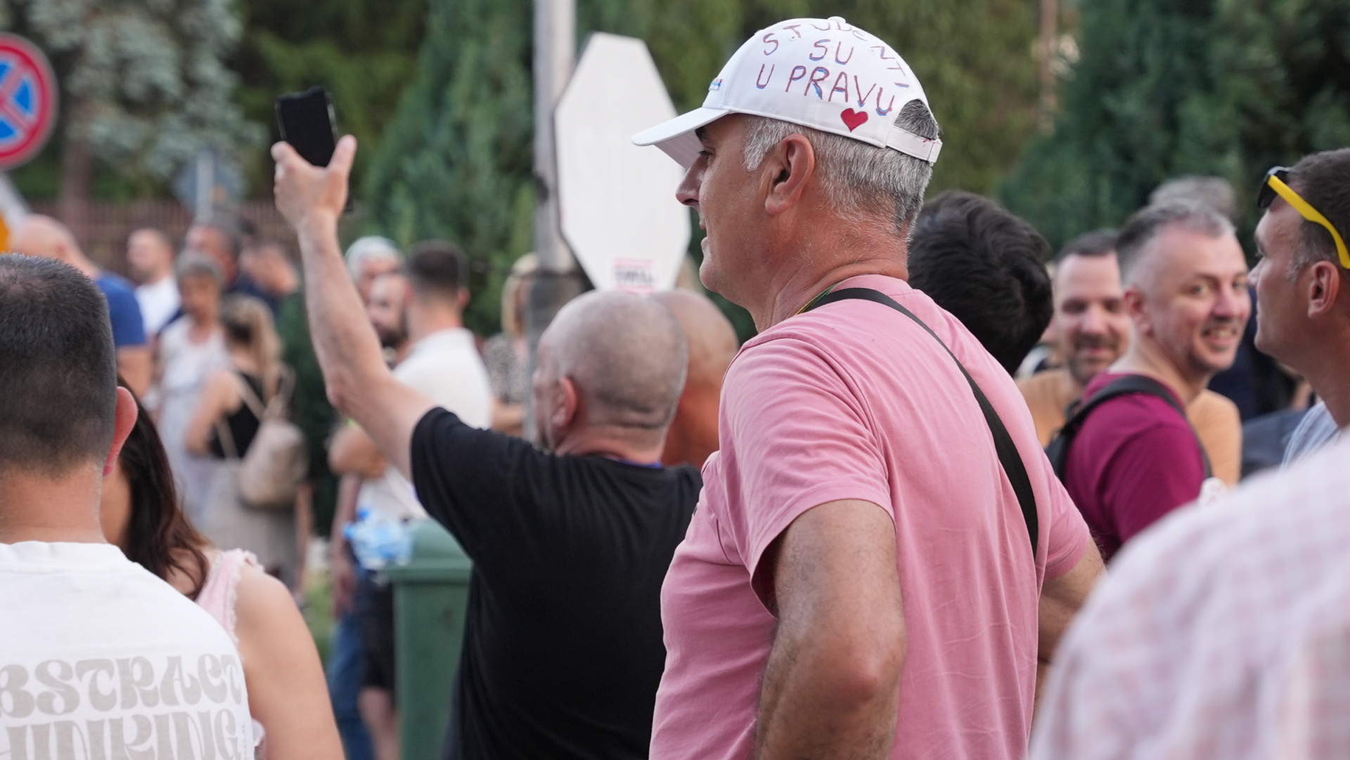 Blokaderi u centru Kosjerića / foto: RINA