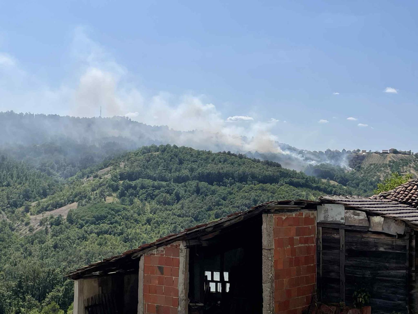 Veliki požar u Miokovcima / foto: RINA