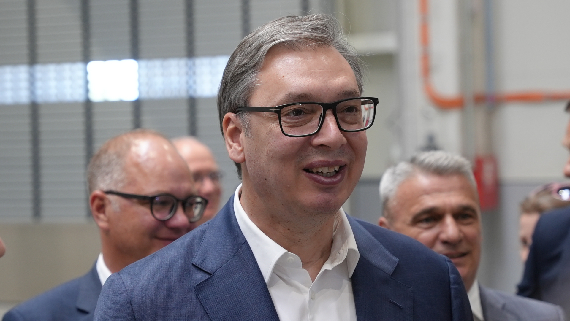 Vučić na otvaranju fabrike u Preljini / foto: RINA