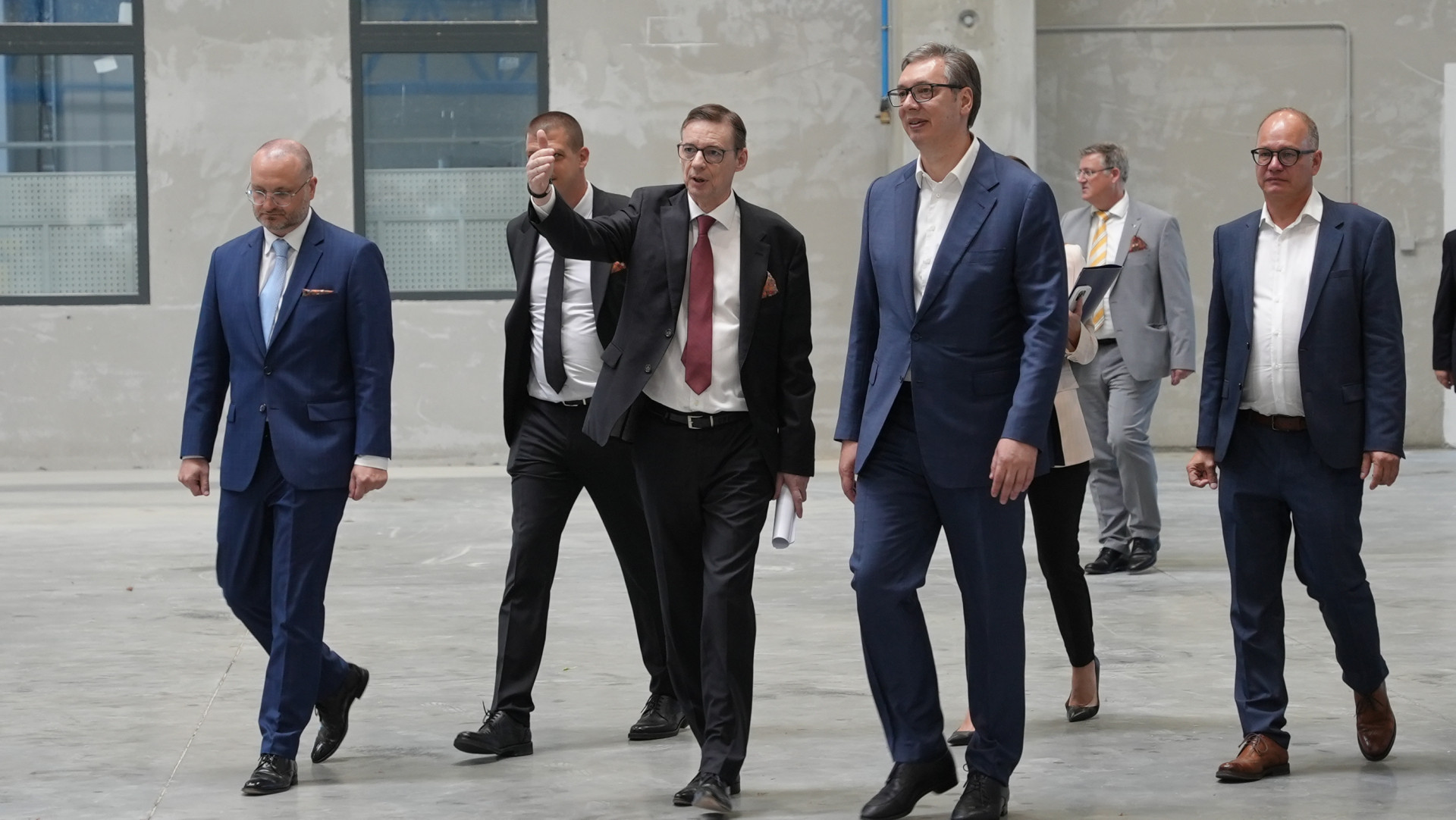 Vučić na otvaranju fabrike u Preljini / foto: RINA