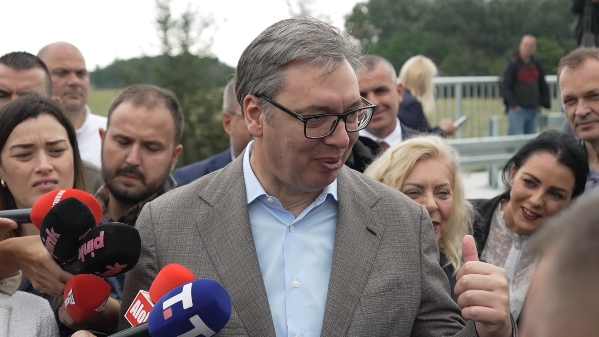 Vučić u obilasku Mačve i Podrinja / foto: RINA