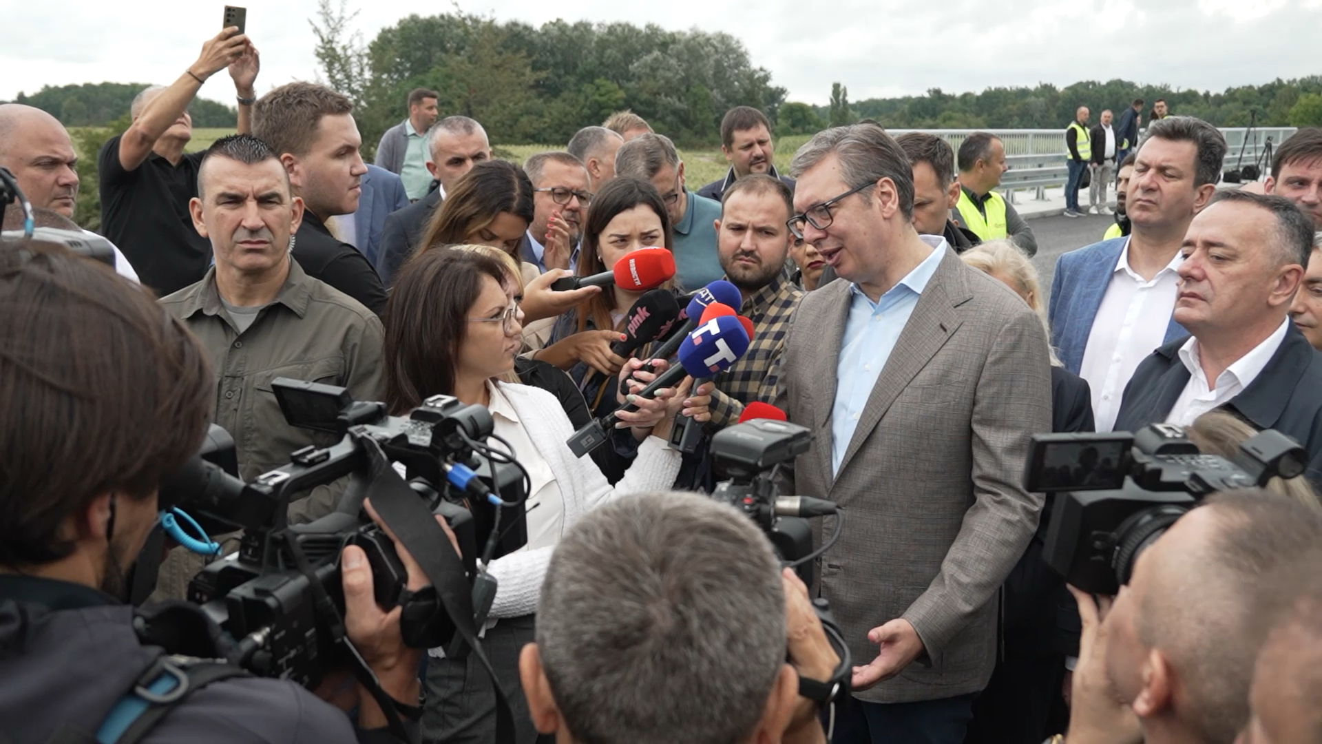 Vučić u obilasku Mačve i Podrinja / foto: RINA