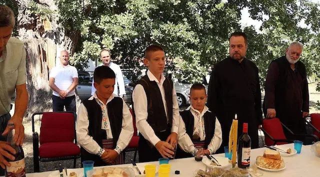 Obeležavanje crkvene slave u selu Samaila kod Čačka / foto: RINA