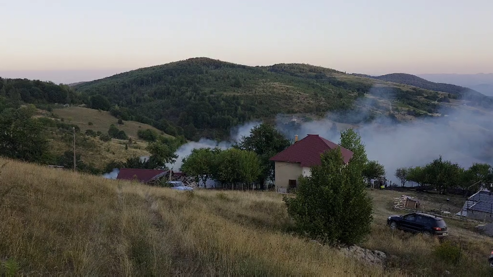 Požar na otvorenom kod Bijelog Polja na više lokacija / foto: RINA