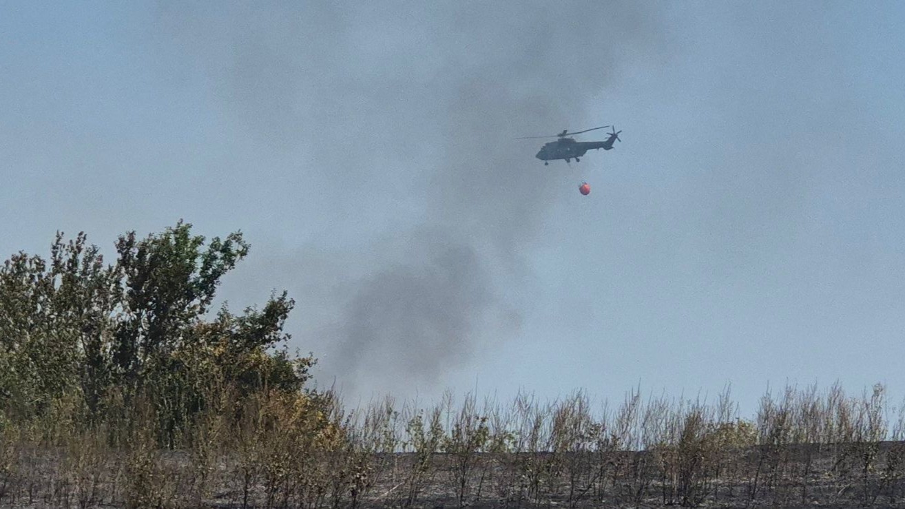 Veliki požar tokom jutra izbio u Kladovu / foto:RINA