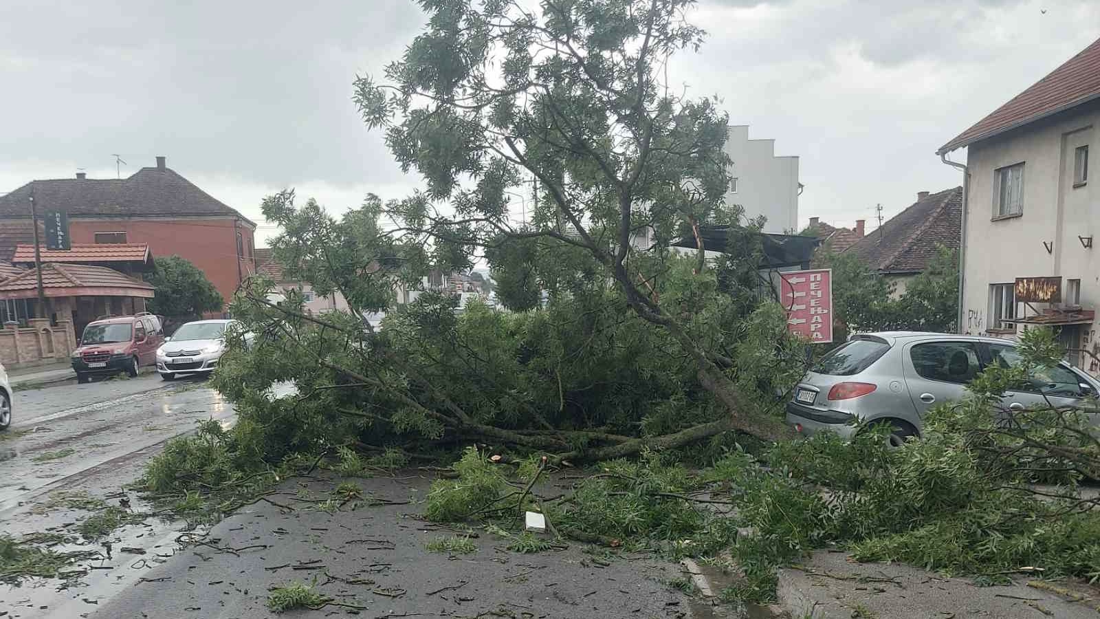 Jako olujno nevreme napravilo haos u Čačku/ Foto: RINA