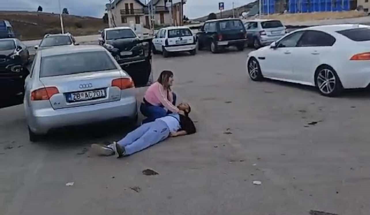 Nasilje u centru Žabljaka / foto: Privatna arhiva