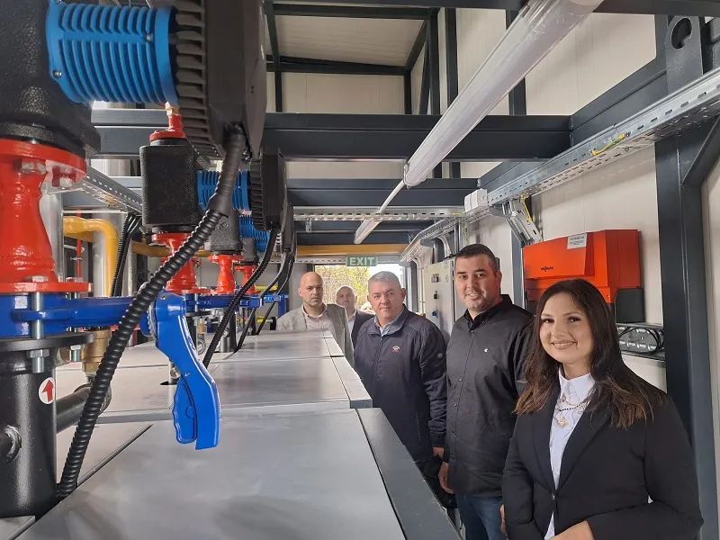 Privodi se kraju izgradnja gasne kotlarnice u Mašinsko-saobraćajnoj školi / foto: Grad Čačak