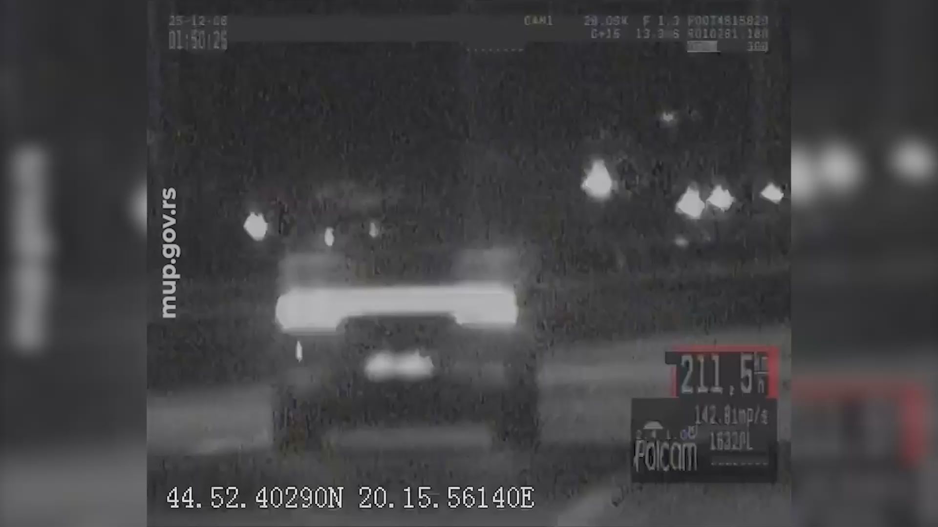 Jurio 233,2 km na sat na auto-putu: Presretač zaustavio bahatog vozača „poršea“ kod Surčina (VIDEO)