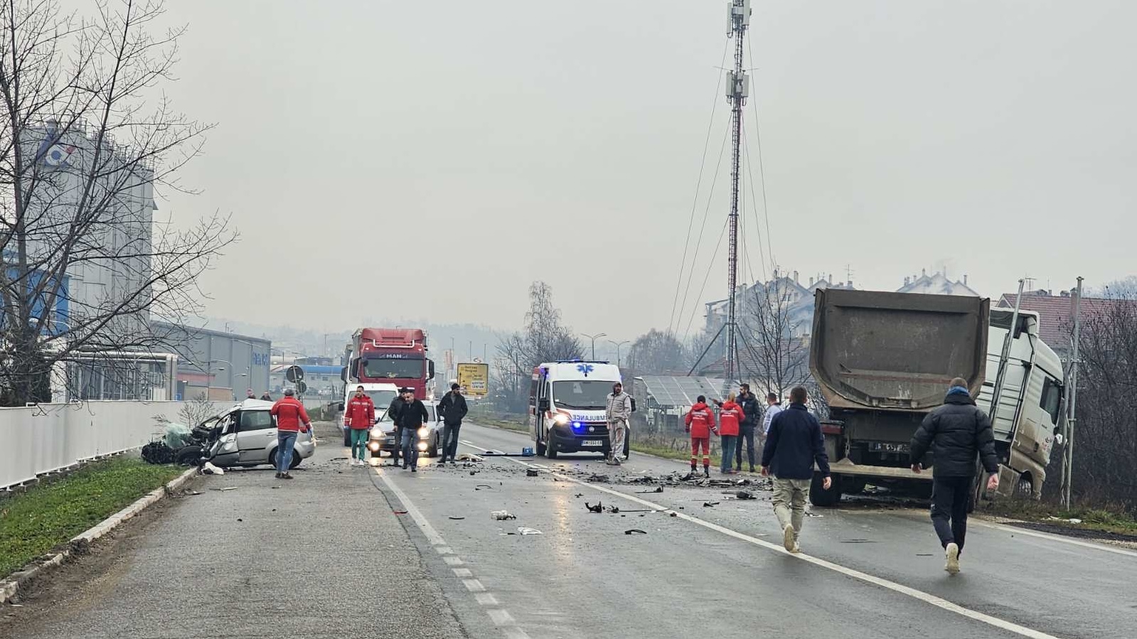 Težak udes na obilaznici kod Gornjeg Milanovca, sumnja se da ima poginulih/ Foto: RINA