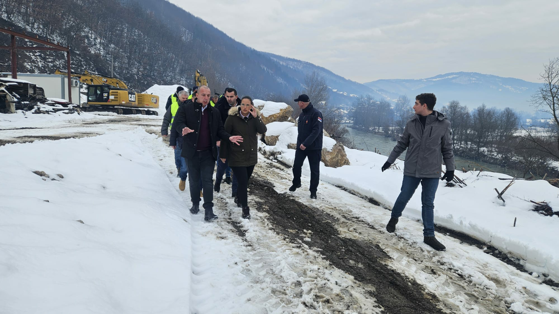 Efikasno se rešava gorući ekološki problem u Prijepolju - na nekadašnjoj deponiji gradi se zaštitni zid/ Foto: RINA