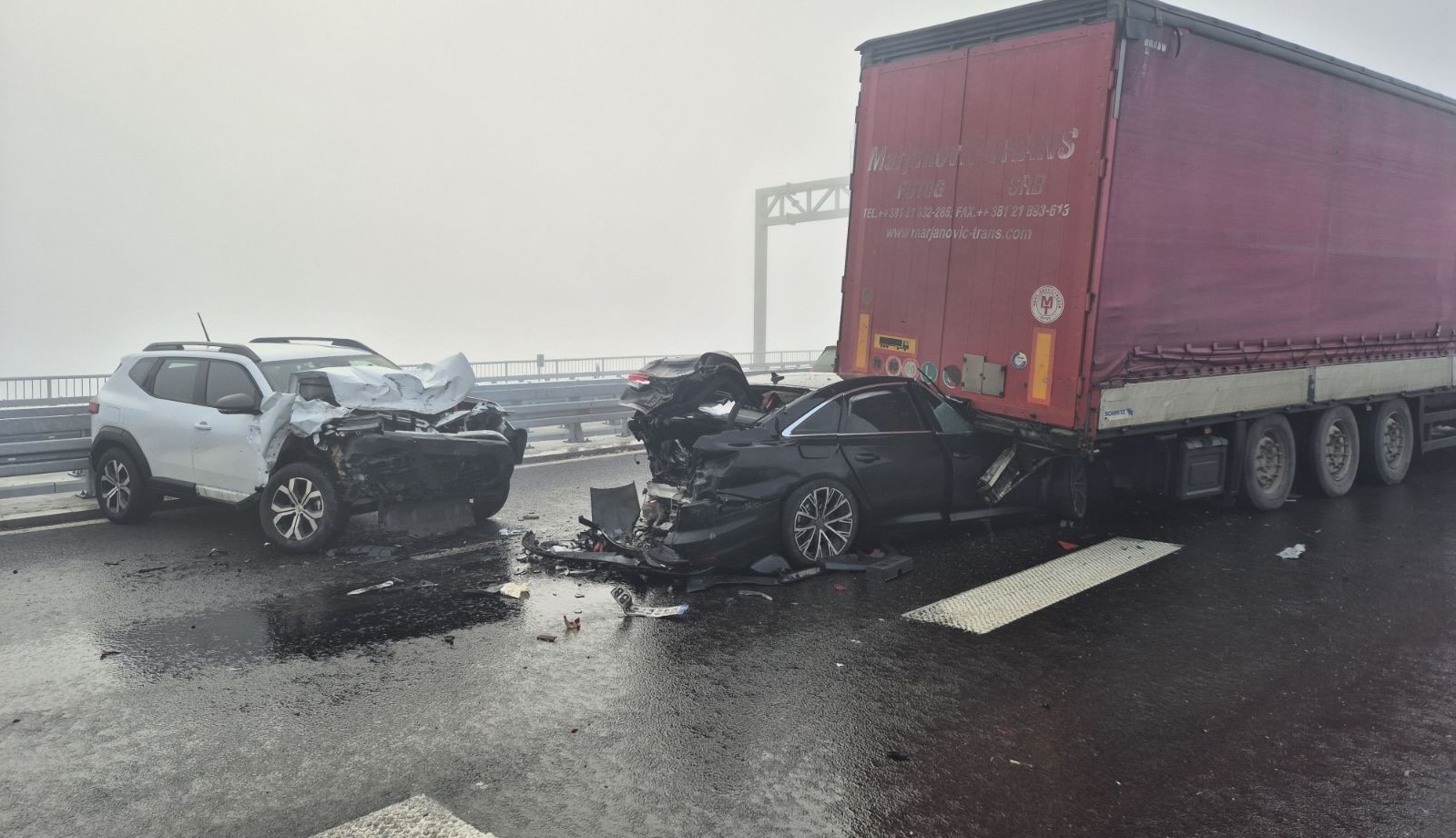 Težak udes kod tunela Munjno brdo kos Lučana/ Foto: RINA