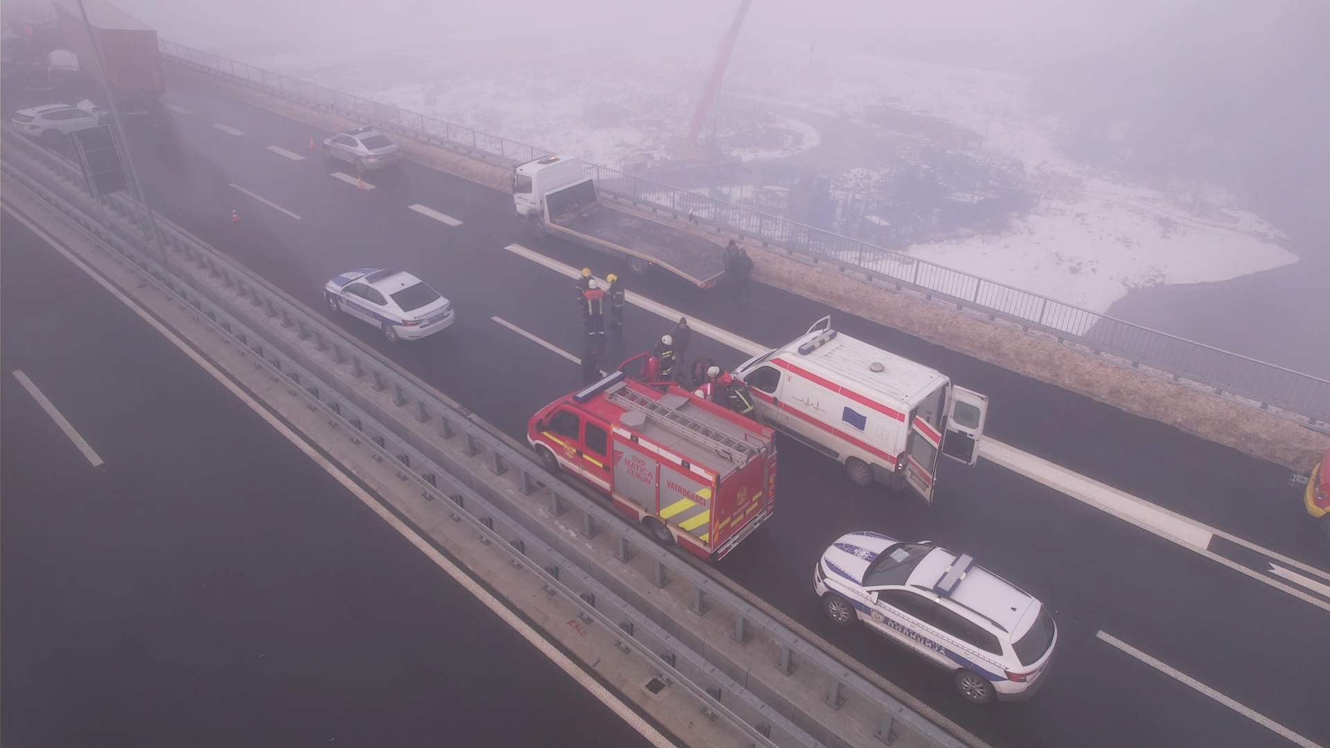 Težak udes kod tunela Munjno brdo kos Lučana/ Foto: RINA