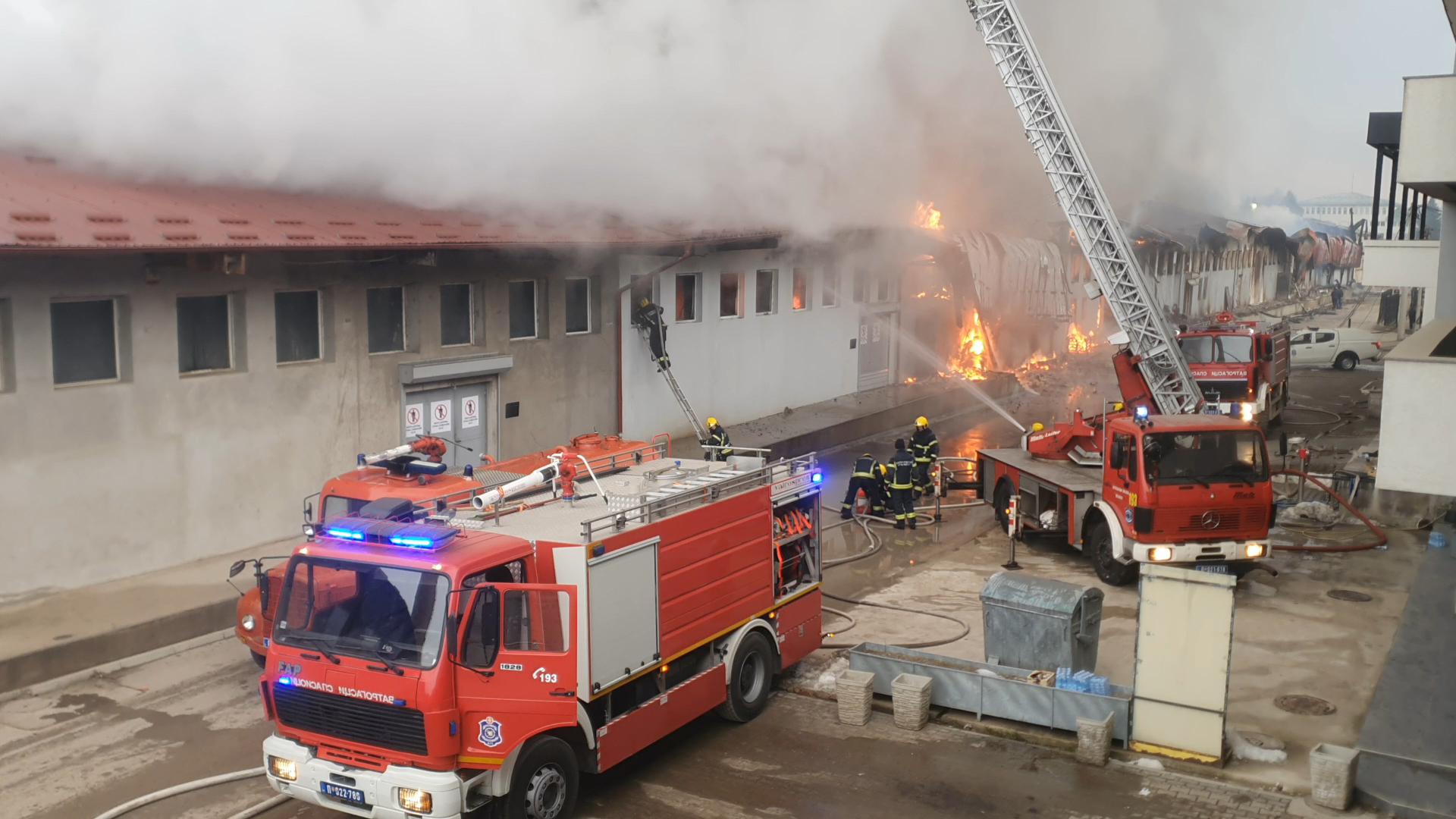 Požar u Novom Pazaru / foto: RINA