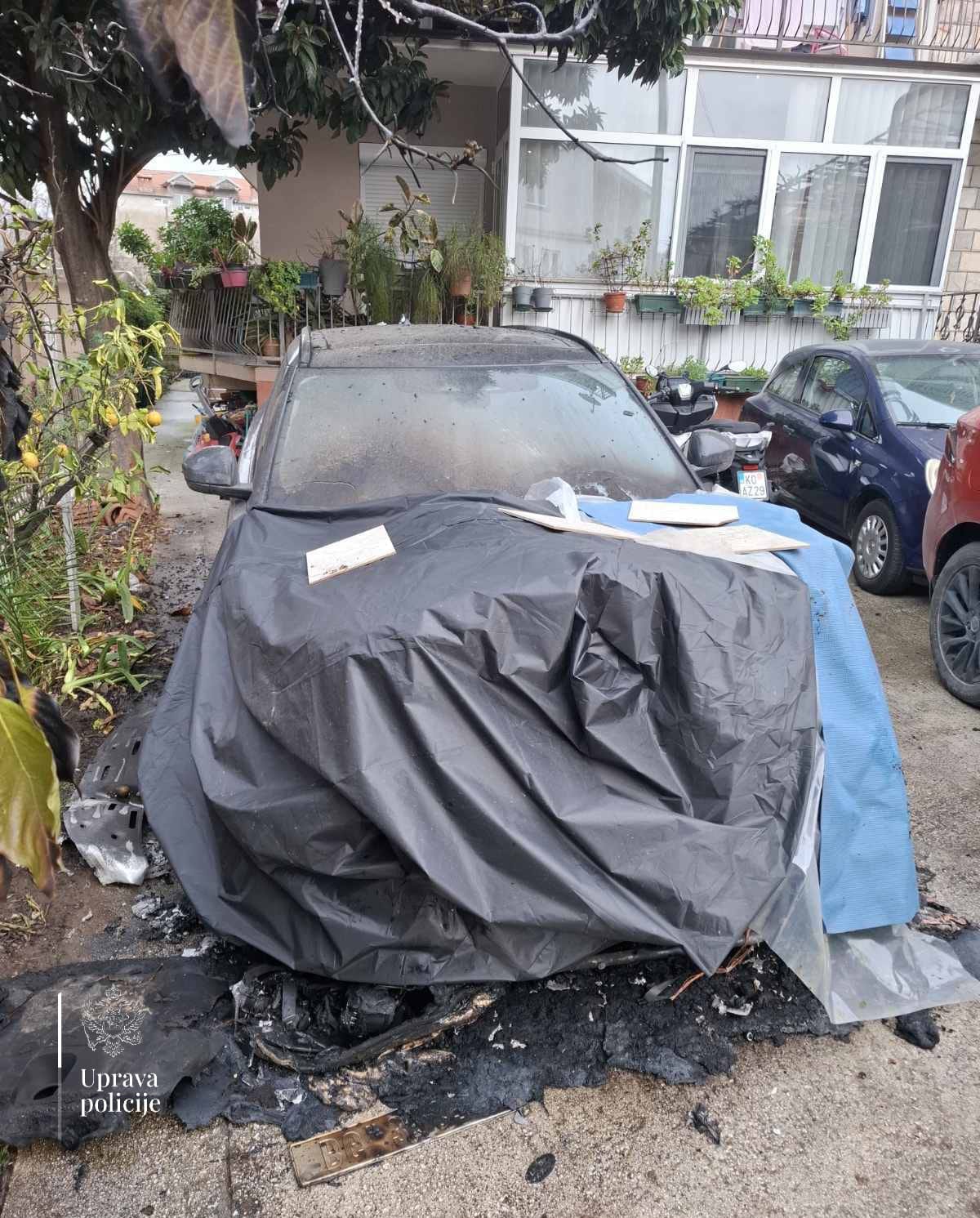 Beogradjaninu zapalili skupoceno i luksuzno vozilo u Crnoj Gore: Piroman uhapšen u rekordnih 24 časa/ Foto: UP Crne Gore