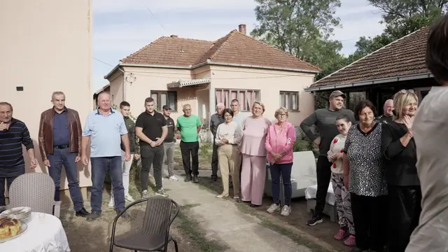 Darko Glišić domaćinski dočekan u selu Mrčajevci / foto: RINA