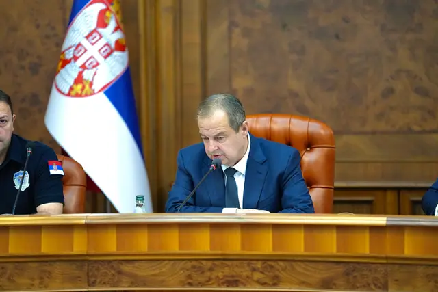 Vanredna sednica Republičkog štaba za vanredne situacije - Foto: Ministarstvo unutrašnjih poslova Srbije