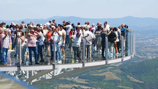Otvoren vidikovac na Kablaru / foto: Jovan Nikolić, RINA