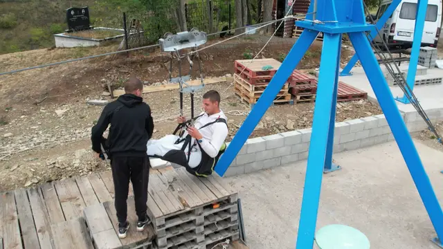 Zlatiborski zipline u selu Ljubiš najduži u regionu / foto: RINA