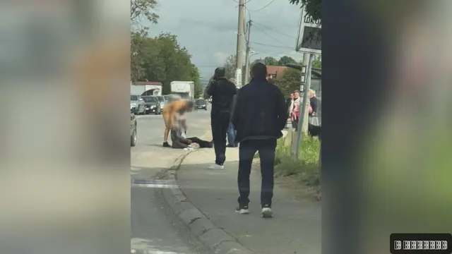 Oboren stariji muškarac u Čačku, foto: RINA 