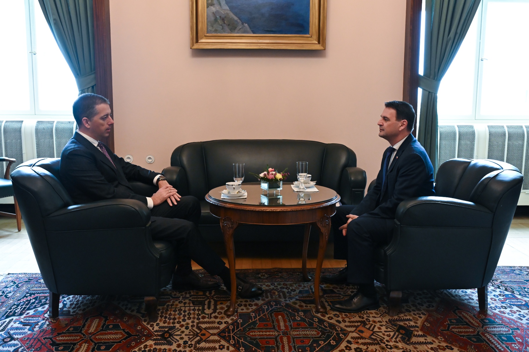 Đurić i Macinka o saradnji u politici ekonomiji kulturi i evropskim integracijama