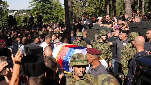 Ratko Mladić sahranjen na Topčiderskom groblju / foto: RINA